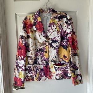 Stylish PL Lined Blazer with a Burst of Colors (Purple, Red, Orange, Black)